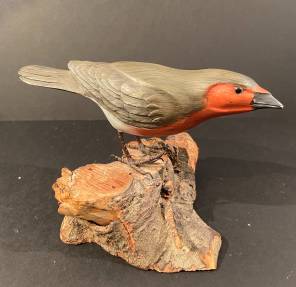 A 20th Century French Wooden Sculpture of a Bird 